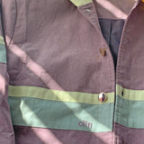 purple hoodie corduroy cream teal hood summer fall fashion streetwear comfort